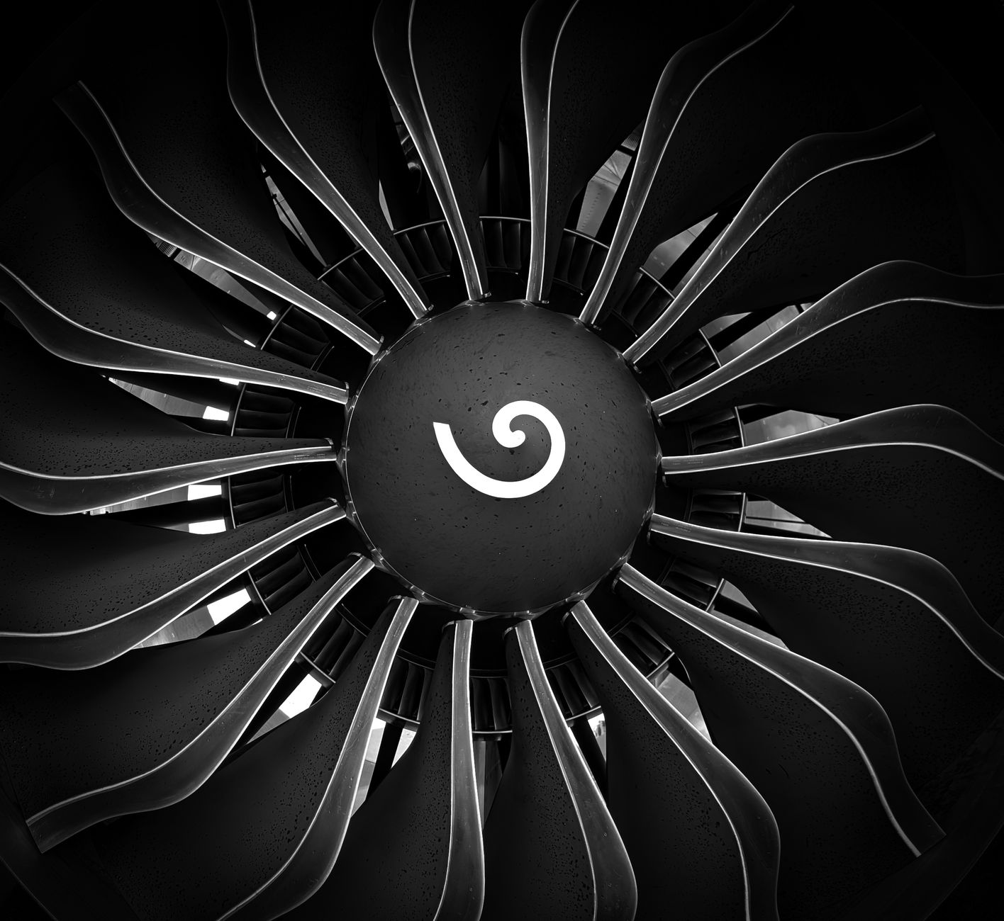 Turbine core detail
